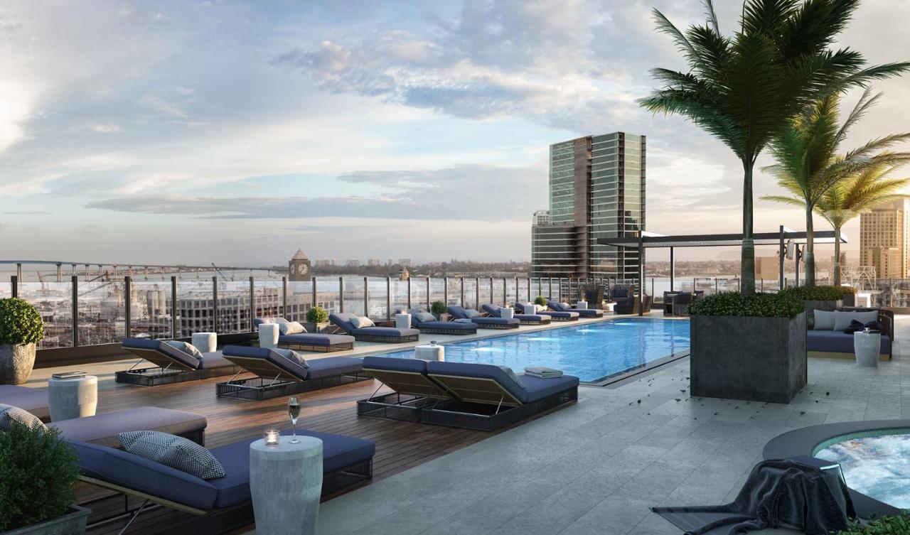 Luxury Designer Suite With Rooftop Pool, Gym Сан-Диего Экстерьер фото